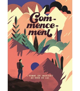 [Commencement] L'homme qui marchait au bord du lac- couverture - détail